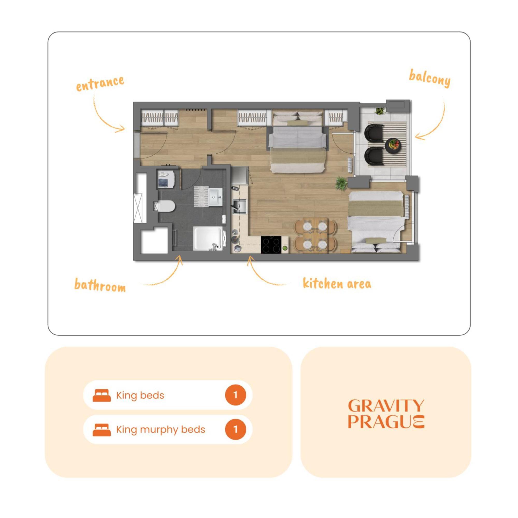 Yellow Apartment - Balcony, Free Parking, By Gravity ปราก ภายนอก รูปภาพ